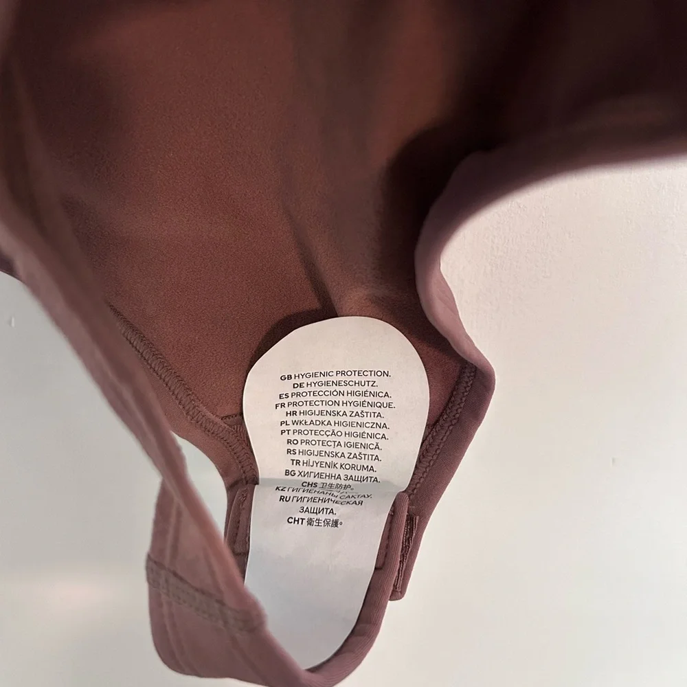 STRETCHY & SCULPTING FIRM SHAPE THONG BODYSUIT H&M NWT SIZE L DARK DUSTY PINK - Picture 8 of 8